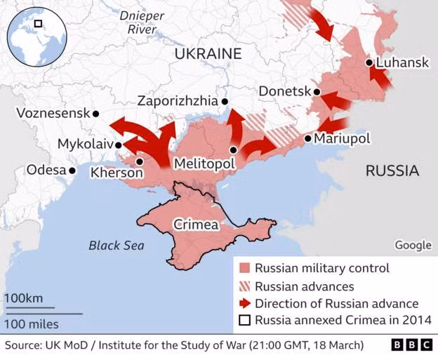 Theo Ben Barry, nhà nghiên cứu cấp cao về chiến tranh trên bộ, tại Viện Nghiên cứu Chiến lược Quốc tế (IISS), một tổ chức tư vấn của Anh cho rằng, việc thành bại trong chiến dịch tại Mariupol, liên quan đến tương lai của chiến dịch quân sự đặc biệt của Nga tại Ukraine. 
