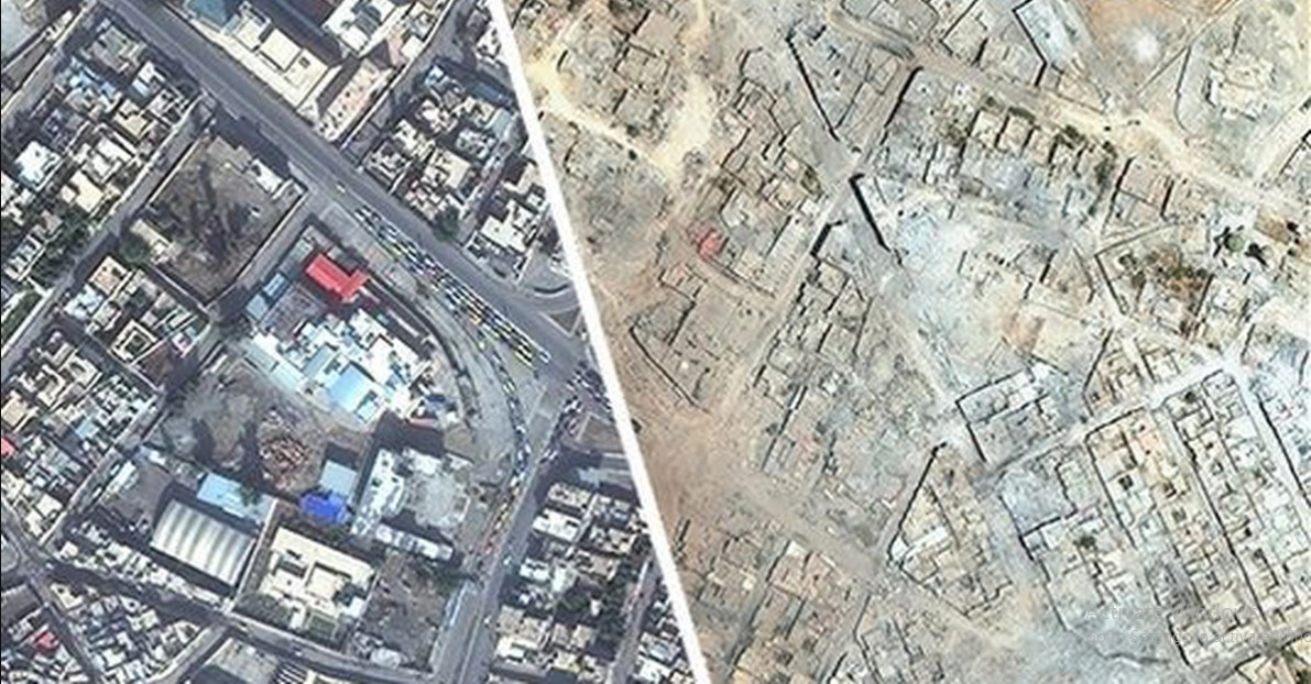 Để tham khảo, hãy so sánh các lực lượng Mỹ và Anh đã tấn công lực lượng Nhà nước Hồi giáo IS tự xưng tại thành phố Mosul của Iraq từ ngày 24/3/2016 đến ngày 10/7/2017.