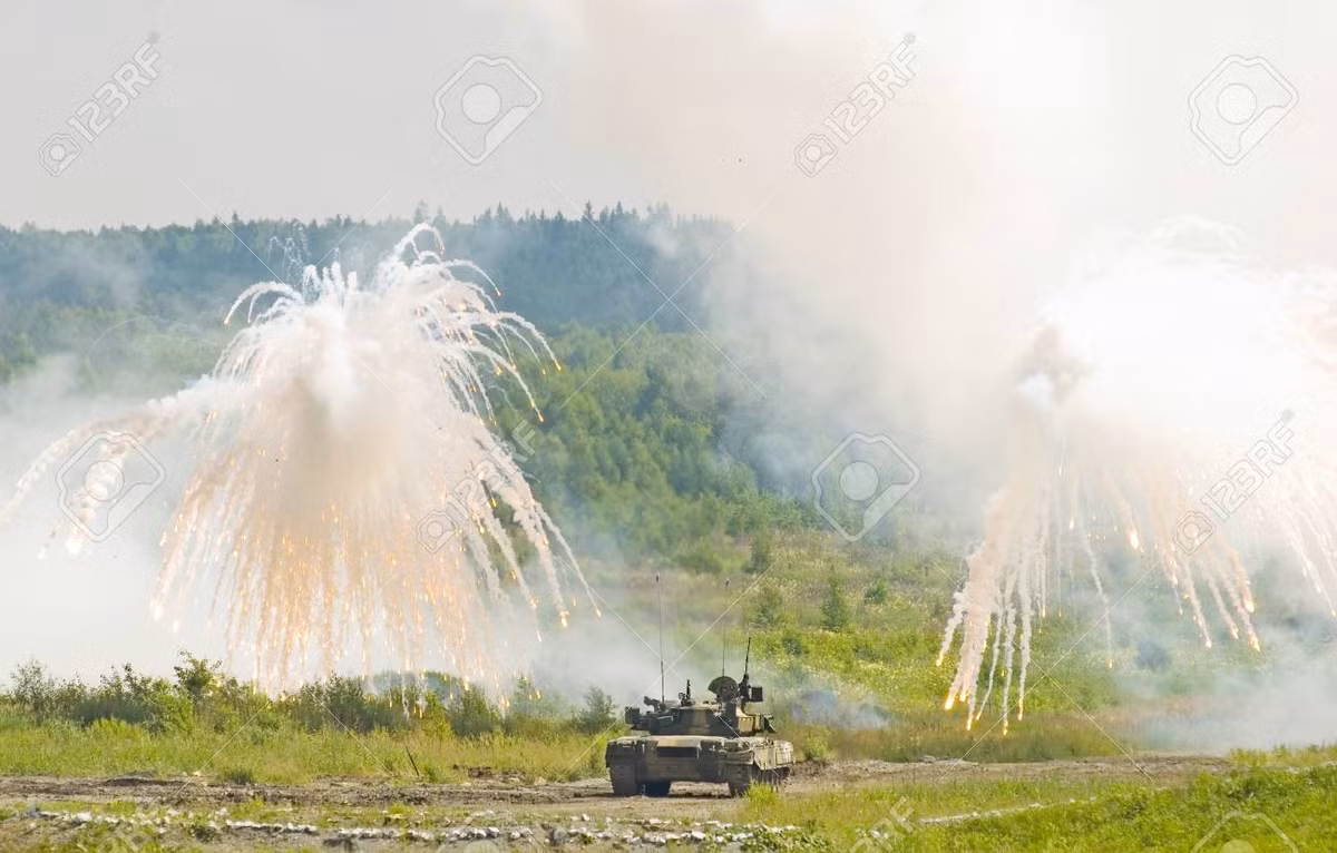 Mục đích của vũ khí bảo vệ 3VD35, là tạo ra một màn khói dày đặc để che giấu xe tăng khỏi hệ thống tìm kiếm tự dẫn của tên lửa đối phương; hoặc ngăn không cho đối phương chiếu tia laser, dẫn đường cho tên lửa địch bay đến xe tăng ta.