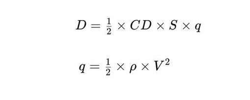 Tuy nhiên, một vật thể bay trong không khí càng nhanh, thì lực cản nó phải chịu càng lớn. Vì vậy, khi bàn về tốc độ bay, tất yếu phải sử dụng công thức thực nghiệm về lực cản bay. Khi các điều kiện bên ngoài không thay đổi, thì thứ thực sự đóng vai trò quyết định chính là tốc độ.