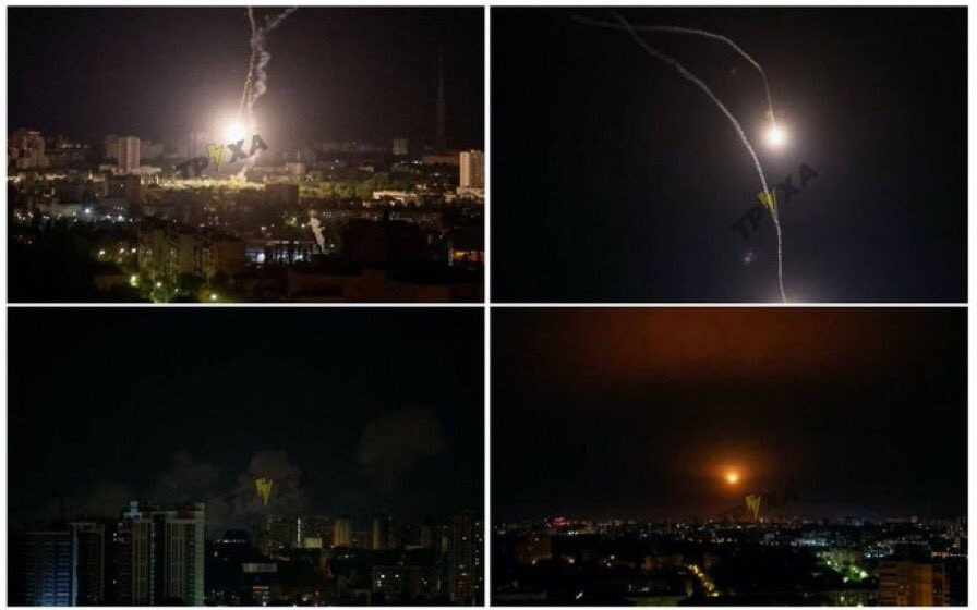 Rạng sáng ngày 16/5 cũng chứng kiến ngày “làm việc quá tải” của hệ thống phòng không Patriot. Điều này dẫn chúng ta đến một số câu hỏi, thứ nhất có phải Quân đội Ukraine đã bố trí trận địa tên lửa Patriot bảo vệ Kiev; thứ hai, liệu có hệ thống phòng không nào khác trong khu vực (như NASAMS hay IRIS-T) cùng “chia sẻ” hỏa lực đánh chặn với Patriot? Ảnh: BI.