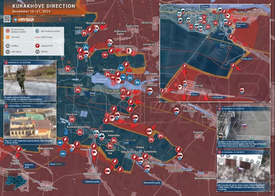 Trận Kurakhove sắp kết thúc, khi phần lớn thành phố pháo đài này của Ukraine đã bị Quân đội Nga kiểm soát. Điều đáng chú ý là Quân đội Nga không tấn công trực diện vào Kurakhove, mà tiến lên trên một mặt trận rất rộng, bao gồm tổ chức bao vây ba mặt với toàn bộ khu vực Kurakhove.
