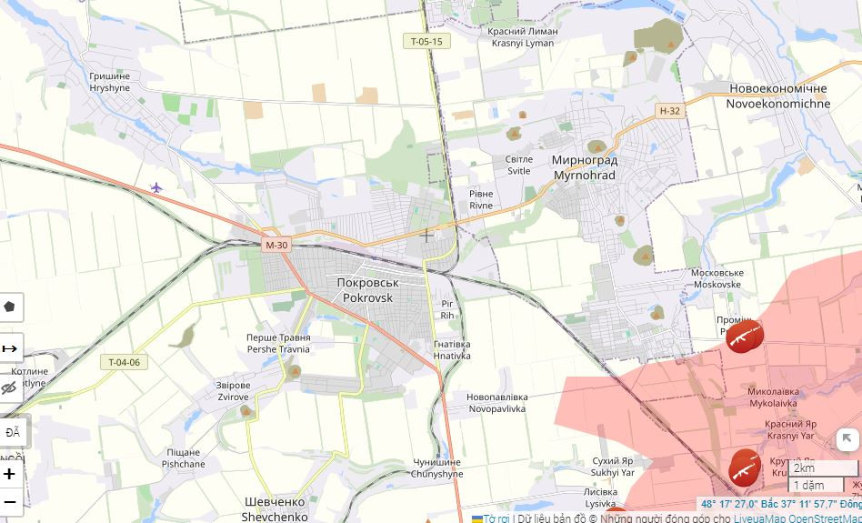 Thành phố Pokrovsk là trung tâm đường sắt quan trọng cho chiến trường Donbass. Một khi ngôi thành phố Pokrovsk bị mất, tuyến tiếp tế quan trọng nhất cho Quân đội Ukraina ở Donbass sẽ không còn. Vậy làm thế nào để Quân đội Ukraine đảm bảo tiếp tục cho các đánh trận lớn sau này?