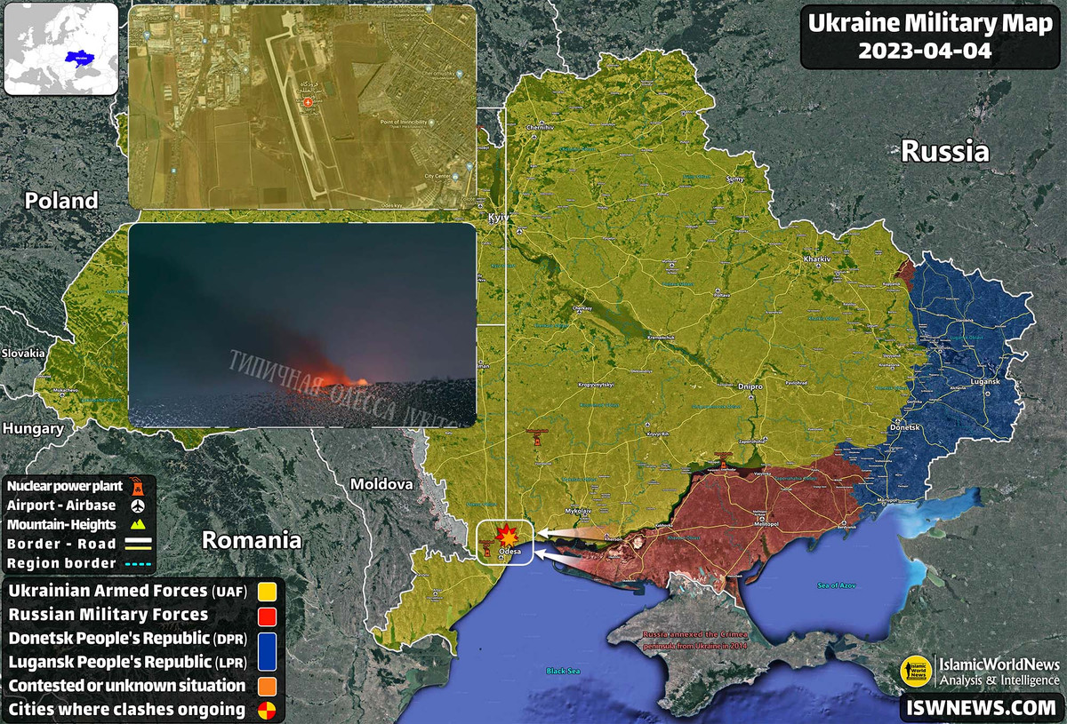 Theo các tác giả của kênh Telegram “Informant”, họ phát hiện ra rằng, kể từ mùa thu năm 2023, các hoạt động của Ukraine đã được tích cực triển khai tại sân bay Shkolny. Quân đội Ukraine đã xây dựng những công sự, có lẽ là nơi bố trí các hệ thống phòng không do phương Tây sản xuất.