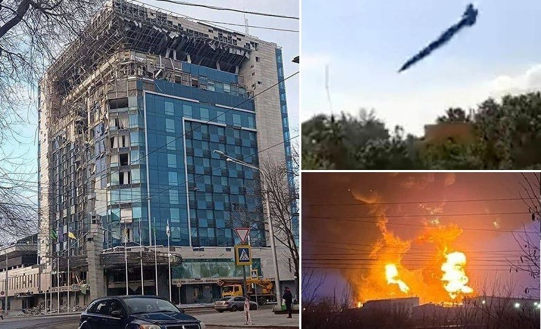 Các cuộc tấn công bằng tên lửa có độ chính xác cao của Nga vào tòa nhà của Cơ quan An ninh Ukraine ở khu vực Kharkov; nơi đây cũng là điểm triển khai tạm thời lính đánh thuê nước ngoài và lực lượng đặc biệt “Kraken” để chuẩn bị xâm nhập vào lãnh thổ Nga.