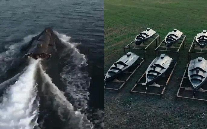 Theo tin tức và video do Ukraine công bố, một tàu không người lái tự sát của Ukraine đã xuyên thủng hệ thống phòng vệ của Nga và đâm vào tàu đổ bộ của Nga. Theo Ukraine, tàu đổ bộ cỡ lớn của Nga bắt đầu bị rò rỉ nước sau khi bị tấn công, sau đó bắt đầu chìm và cuối cùng bị chìm hẳn.