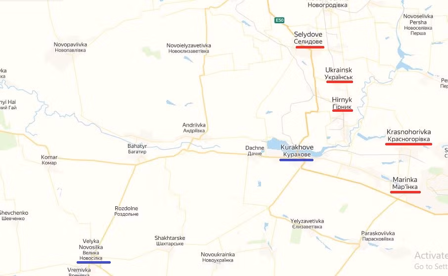 Theo các bản tin quân sự Nga, các phóng viên chiến trường và các nhà phân tích, Bộ Tổng tham mưu Quân đội Ukraine đang chuyển toàn bộ quân dự bị hiện có, để vá một “lỗ hổng” khổng lồ ở toàn bộ phía đông nam của mặt trận trong tam giác Selidovo-Kurakhovo-Velikaya Novoselka.