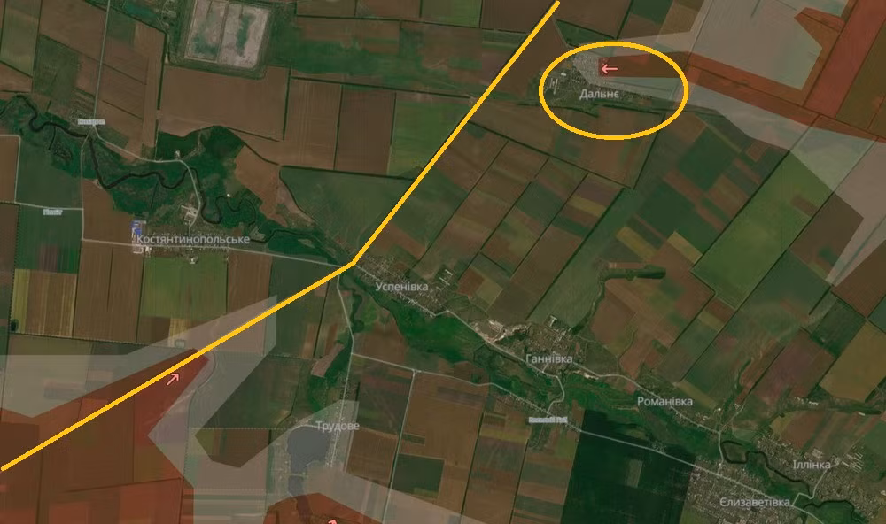 Với đòn chiếm làng Dalney, Cụm Vostok của Nga cũng tạo một vòng vây nhỏ hơn đối với quân Ukraine còn lại ở tuyến phòng thủ sông Sukhi Yaly; đồng thời trực tiếp gây sức ép với thành phố Kurakhove từ hướng nam, phối hợp với quân Nga tấn công vào trong thành phố, thúc đẩy tuyến phòng thủ của quân Ukraine ở thành phố Kurakhove sụp đổ nhanh hơn.