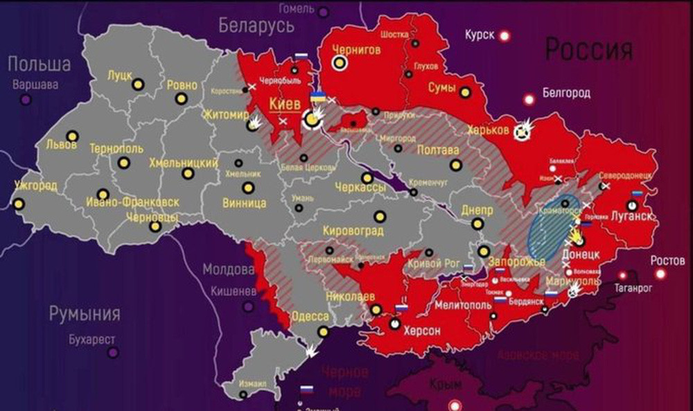 Những thông tin về tình hình chiến sự giữa Ukraine và Nga của Bộ Tổng tham mưu Ukraine trong những ngày gần đây, càng mang tính bi quan và dự đoán, khi hàng loạt khu vực đã dần rơi vào tay Quân đội Nga và lực lượng dân quân ly khai.