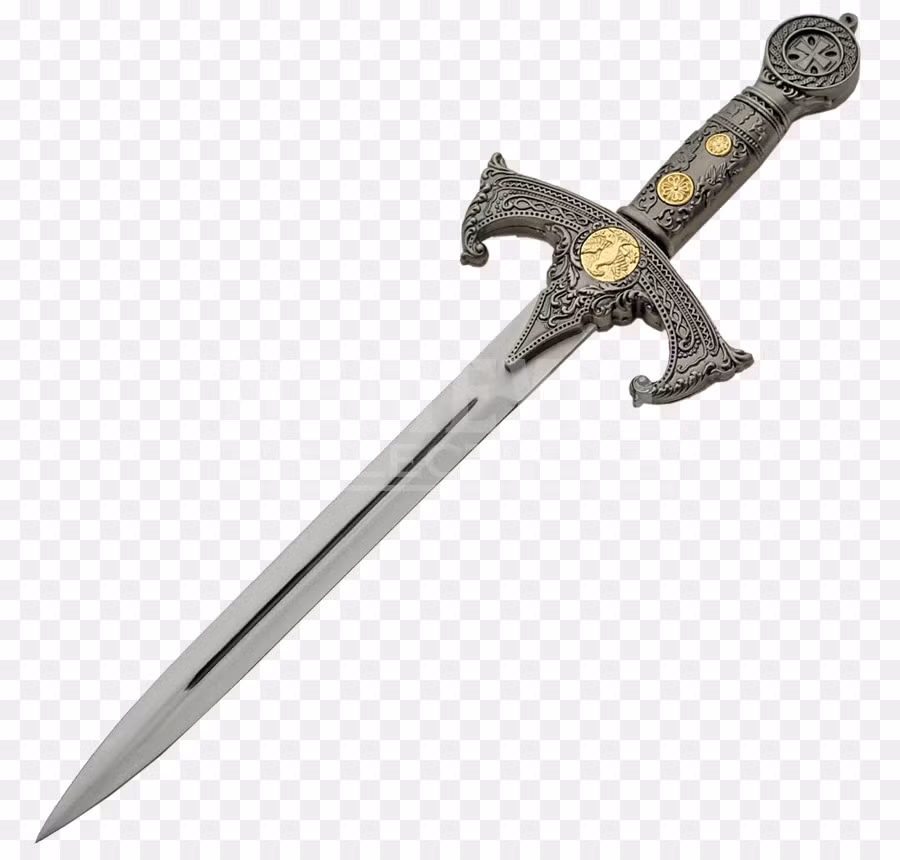 Dao găm: Vũ khí yêu thích của phụ nữ trong thời Trung cổ là stiletto, đó là một con dao găm mỏng với một lưỡi dài, có thể đeo sau cổ hoặc cài áo. Cuộc sống của phụ nữ khi đó phải đối mặt với nhiều nguy hiểm và việc phòng bị như vậy là cần thiết. Sau đó, phụ nữ thuộc mọi tầng lớp bắt đầu mang theo những con dao gấp bên mình. Rất khó để giết người bằng một con dao như vậy, nhưng họ có thể làm bị thương, trầy xước đối phương.