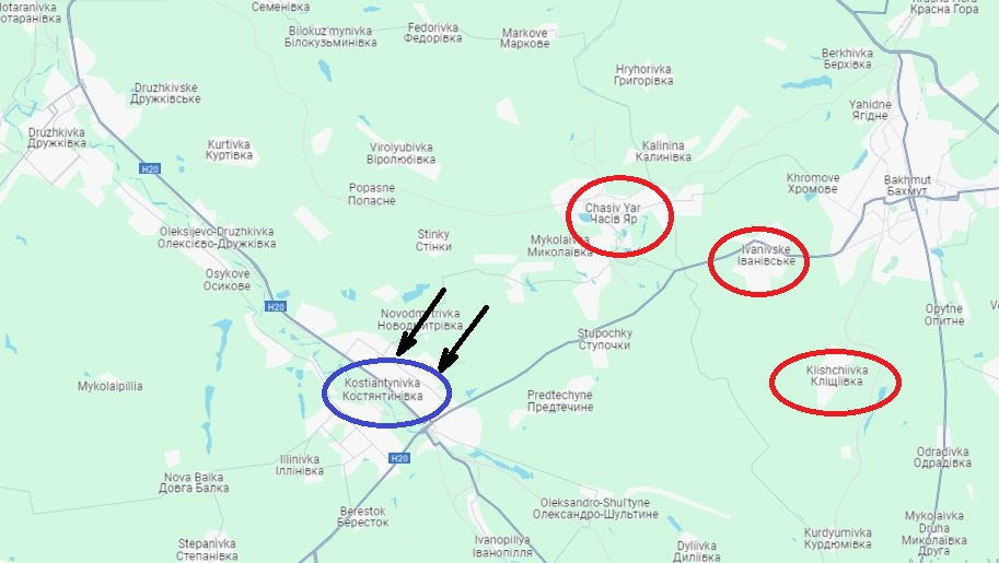 Theo thông tin của trang Svpressa của Nga, Không quân Nga đã thực hiện một cuộc tấn công chính xác vào thành phố Konstantinovka, khiến một số sĩ quan của Quân đội Ukraine đang lên kế hoạch cho chiến dịch bảo vệ Chasov Yar đã thiệt mạng