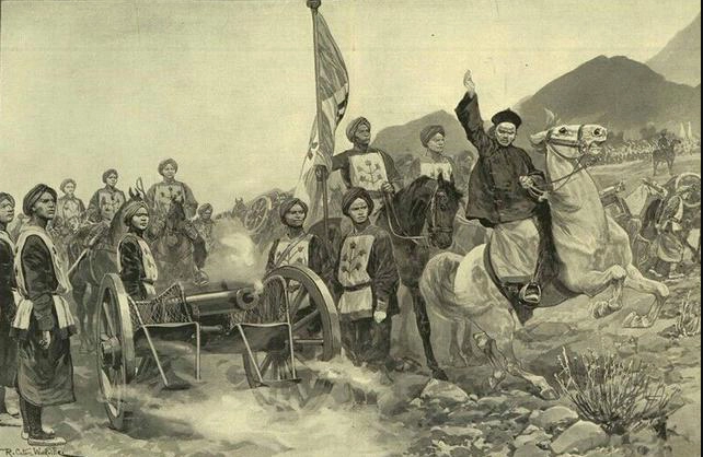 Vũ khí quân Thanh sử dụng cũng không thể so bì với độ hiện đại của quân Anh cả về tầm xa, tốc độ nạp đạn và sức công phá. Đặc biệt là tàu chiến của Trung Quốc khi đó vẫn là các thuyền buồm, còn người Anh đã là các tàu chạy bằng hơi nước. 