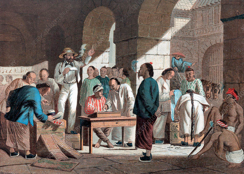 Nguyên nhân chính là do triều đình Trung Hoa bắt đầu triệt phá các đường dây buôn bán thuốc phiện và đe dọa tử hình với những kẻ phạm tội. Điều này trực tiếp gây tổn hại đến sự thống trị về thương mại của người Anh, khiến họ chống lại việc cấm thuốc phiện của người Trung Hoa.