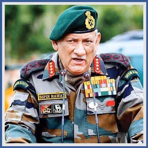 Vào ngày 13/11/2021, Biping Rawat tham dự diễn đàn truyền thông và một lần nữa tuyên bố: “kẻ thù số một của Ấn Độ là Trung Quốc, không phải Pakistan”. Đồng thời Rawat cũng nhấn mạnh rằng, nếu có thể giành được sự ủng hộ của Mỹ và Nga cùng lúc, Ấn Độ sẽ tính đến chiến tranh trực tiếp với Trung Quốc.