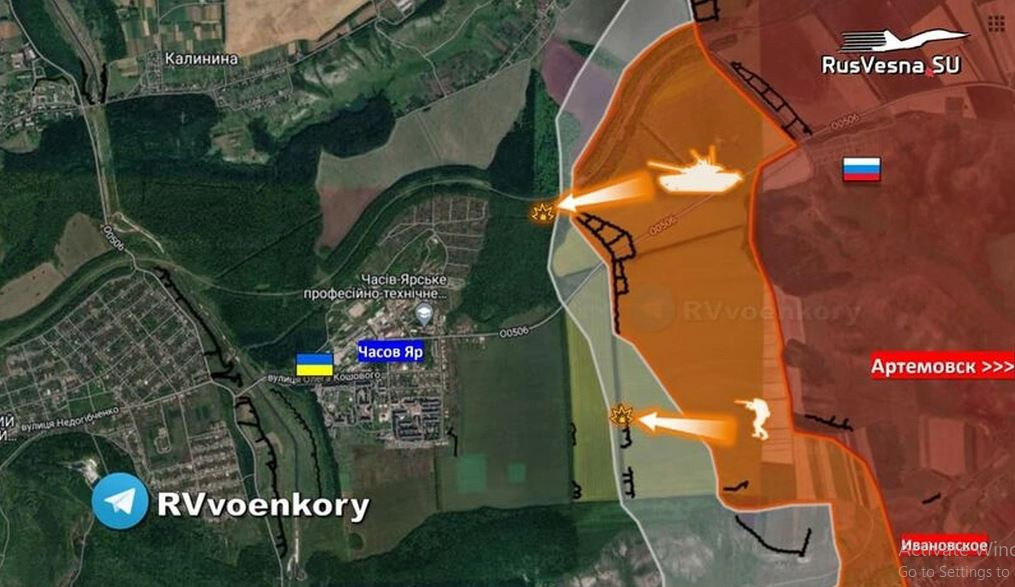 Theo thông tin được Bộ Quốc phòng Nga đưa ra, Sư đoàn Dù số 98 của Quân đội Nga đã chính thức phát động cuộc tấn công vào khu đô thị Chasov Yar. Với việc máy bay ném bom dẫn đầu, cuộc tấn công của Nga diễn ra rất suôn sẻ.