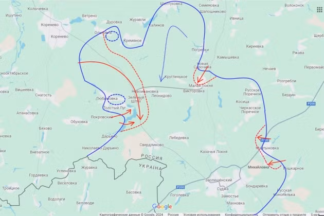 Sáng ngày 11/10, giao tranh ác liệt tiếp tục diễn ra trên hướng mặt trận Kursk, sau khi bắt đầu chiến dịch tấn công của Quân đội Nga (RF). Cú sốc trong ngày đầu tiên bị quân Nga phản công đang dần giảm bớt đối với quân Ukraine và họ đang tung lực lượng dự bị vào chiến đấu, để ổn định tình hình trên khu vực này của mặt trận.