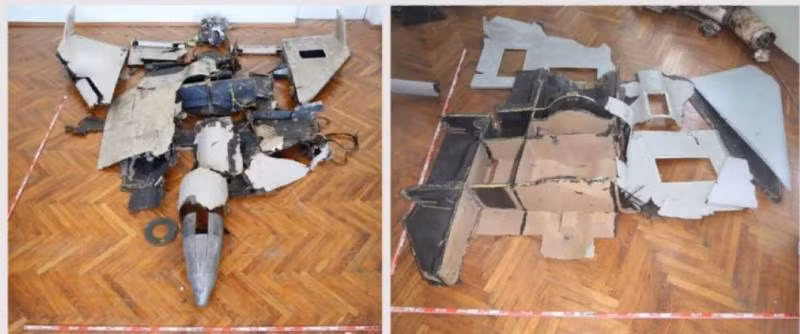 Theo các nhà điều tra Anh, đã có sự khác biệt đáng kể trong cấu trúc thiết kế UAV tự sát Geran-2. Nếu UAV Shahed-136 của Iran có thân đúc liền khối với cấu trúc tổ ong bên trong, thì trên UAV Geran-2 của Nga, có lớp vỏ ngoài bằng sợi thủy tinh xen kẽ với sợi carbon.