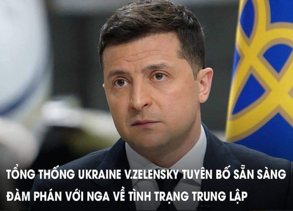 Tổng thống Ukraine Zelensky đã tuyên bố sẵn sàng đối thoại với Nga về cơ chế trung lập, nhưng cần những sự đảm bảo an ninh để làm được điều này. Còn nhà báo Anna Dolgareva tường thuật rằng, hầu như tất cả các chính trị gia lớn của Ukraine đã biến mất khỏi các kênh truyền hình ở Kiev và dùng “mạng xã hội” để phát ngôn. Nguồn ảnh: Pinterest. 