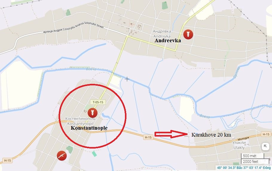 Để bảo đảm để “cá khó thoát ra khỏi lưới”, vào ngày 21/12, không quân chiến thuật Nga đã phá hủy cây cầu bắc qua sông Volchya, nối giữa làng Konstantinople và làng Andreevka, nằm ở phía tây, cách trung tâm thành phố Kurakhove 20 km. Đây là nơi đầu mối các tuyến đường bảo đảm hậu cần của quân Ukraine, ở khu vực Kurakhovsky.