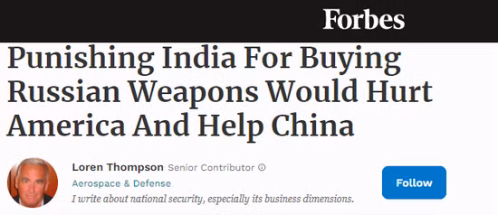 My cam van An Do mua vu khi Nga, chi loi cho Trung Quoc