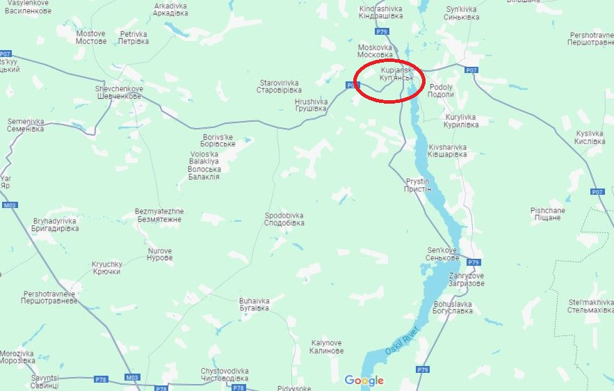 Sông Oskir chảy qua Kupyansk từ phía bắc và Ukraine dự đoán rằng Nga sẽ chiếm toàn bộ khu vực phía đông sông trong tầm ngắm của mình. Về khả năng đối phó của Ukraine, "Forbes News" viết rằng, Ukraine đã huy động 10 lữ đoàn tinh nhuệ với khoảng 20.000 quân để đối phó với tình hình.