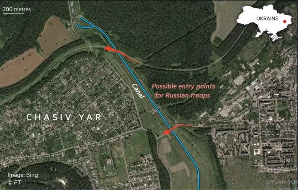 Nhưng ngược lại, các blogger Nga tiếp tục khẳng định Quân đội Nga đã tiến vào khu vực kênh Seversky Donets - Donbass gần Kalinovka. Còn Bộ Tổng tham mưu Ukraine đã thông báo về số lượng các cuộc tấn công với tần suất lớn hơn của Quân đội Nga ở phía bắc và đông bắc Chasov Yar, đặc biệt là gần Grigorovka. 