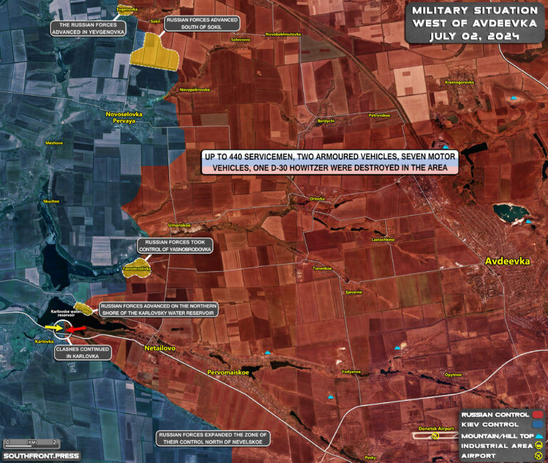 Đặc biệt là theo hướng Avdiivka, nơi cuộc tiến công được ghi nhận đồng thời ở hai khu vực. Tuy nhiên, các nước phương Tây không hài lòng với biện pháp tổ chức, bố trí lực lượng phòng không của Kiev và cho rằng, hiệu quả của nó còn hạn chế.