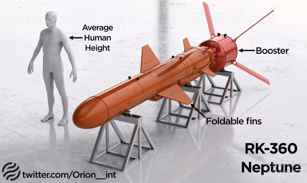 Có thể các kỹ sư Ukraine đã sửa đổi hệ thống dẫn đường và tìm kiếm mục tiêu của tên lửa Neptune ở phần mũi, vì tên lửa chống hạm thường chỉ trang bị đầu dò hồng ngoại (IR) và đầu dò vô tuyến (RF); nhưng đầu dò này sẽ có ít tác dụng với các mục tiêu mặt đất. 
