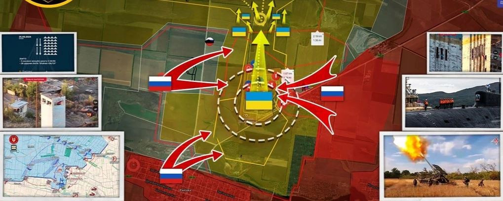 Vào ngày 25/9, lợi dụng sự kiệt sức của phía Ukraine, quân Nga đã tiến hành một cuộc ném bom và tấn công dữ dội khác vào Ugledar, khiến quân Ukraine vốn đã kiệt sức, thì nay quỵ hẳn. Một đại tá Quân đội Ukraine đã nghỉ hưu đã nói rõ, xã hội Ukraine phải chuẩn bị tinh thần cho sự sụp đổ của Ugledar. 