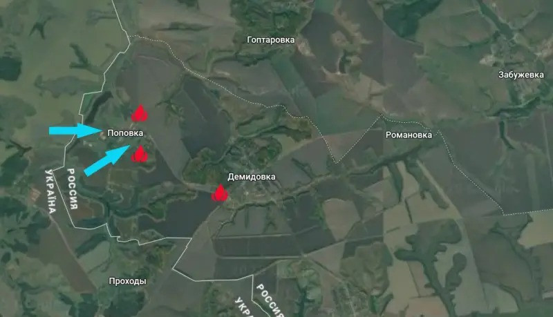 Theo cổng thông tin Mash, vào ngày 24/3, chỉ huy AFU đã sử dụng một lực lượng đặc biệt tấn công vào làng Popovka, tỉnh Belgorod, tương tự như chiến dịch đánh úp vào khu vực Kursk vào tháng 8/2024. Trong trường hợp này, một lần nữa theo Mash, cuộc tấn công của AFU, được thực hiện bởi lực lượng vượt trội, lên tới 150 quân.