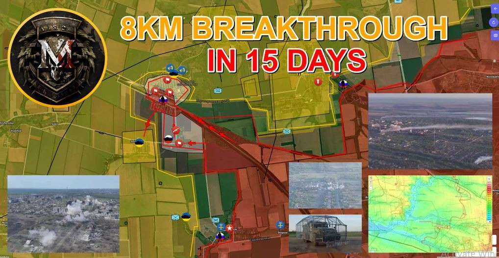 Kênh quân sự Military Summary trên mạng Telegram cho biết, vào ngày 22/4, Quân đội Nga thông báo đã chiếm được Ocheretine thì hôm 24/4 tiếp tục có tin về việc các đơn vị xung kích Nga tiến vào làng Novobakhmutivka nằm ở phía đông nam làng Ocheretine.