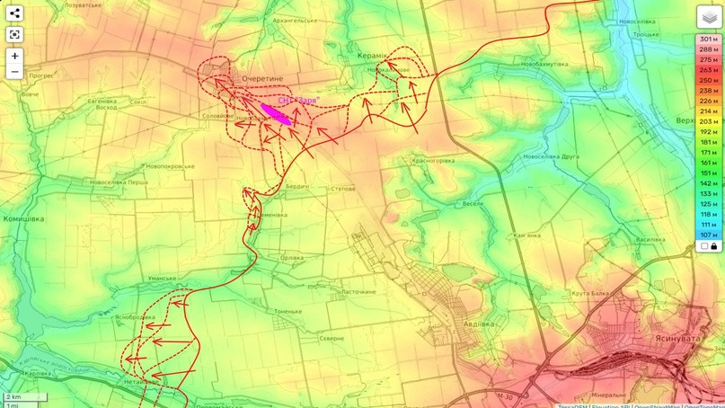 Sự sụp đổ trên mặt trận diễn ra quá nhanh và có dấu hiệu của việc quân Ukraine “vỡ trận”, khi chỉ trong 2 tuần qua, quân Nga đã đột phá thêm được 8km, giành quyền kiểm soát nhiều cứ điểm. Nên nhớ là trong bối cảnh hai bên giằng co, việc quân Nga tiến thêm được như vậy, là kết quả đáng ghi nhận.