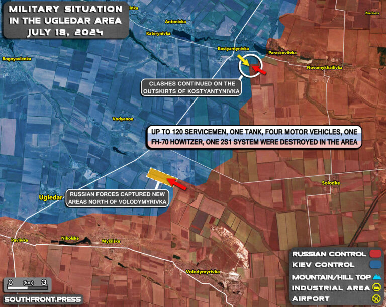 Các chuyên gia Nga cho biết, sau gần 3 năm chuẩn bị, Quân đội Nga đã đặt nền móng cho trận chiến ở các cánh phía bắc, phía nam và phía đông của Ugledar. Đầu tiên, Quân đội Nga tổ chức cắt đứt đường tiếp tế từ thành phố Ugledar đến cánh phải của Quân đội Ukraine tại Marinka.