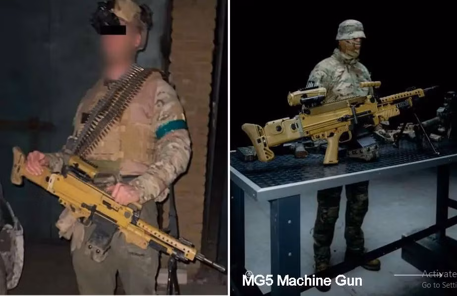 Với Quân đội Ukraine, ngoài súng máy RPK, lực lượng đặc biệt của họ còn sử dụng súng máy MG5 do Đức sản xuất. Vào ngày 28/3, Quân đội Ukraine đã công bố những bức ảnh mới trên mạng xã hội về lính Ukraine sử dụng súng máy MG5 Heckler &amp; Koch (thường được gọi là H&amp;K).