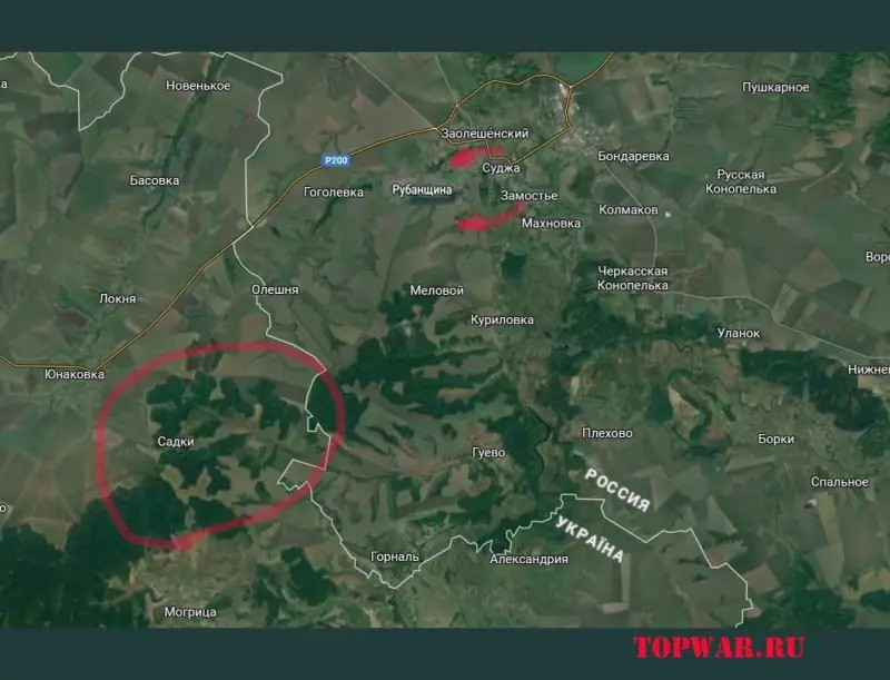 Sau khi quân Ukraine rút khỏi khu vực Kursk, họ tổ chức tuyến phòng ngự ở khu rừng gần làng Sadki, phía đông nam Yunakovka. Có thể RFAF sẽ tiếp tục chiến dịch tấn công Sumy, để không cho quân Ukraine sau khi rút chạy khỏi Sudzha, đến vùng Sumy được “hoàn toàn an toàn”. 