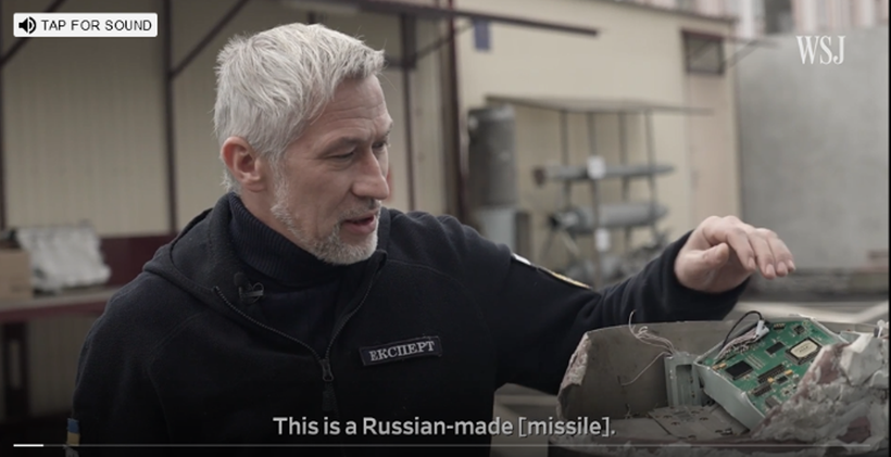 Về cuộc tấn công tầm xa của Nga bằng tên lửa hành trình Kh-101 bắn trúng Bệnh viện Nhi ở Kiev, qua phân tích sơ bộ, người ta phát hiện tên lửa hành trình này có chứa một lượng lớn các linh kiện của phương Tây, như các mảng mạch do Công ty Texas Instruments và Intel của Mỹ sản xuất. "Những công nghệ này cho phép Nga chế tạo các tên lửa thông minh hơn, có thể vượt qua hệ thống phòng không của Ukraine", tờ Financial Times của Mỹ viết.