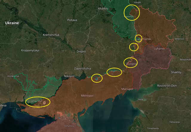 Nhưng đây không phải là mục tiêu dễ đạt được, bởi quyền sở hữu một số vùng đất rất tế nhị và liên quan đến những vấn đề lịch sử phức tạp khó xác định. Dù còn nhiều vấn đề, nhưng điều này không ngăn cản Ukraine “kiên quyết phản công”, để lấy lại phần lãnh thổ bị Nga tràn ngập trước đó.