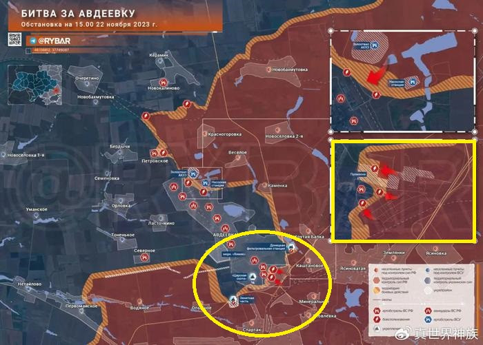 Là mục tiêu tấn công chủ chốt của quân đội Nga ở mặt trận phía bắc, sau Stepove và Berdych bị chiếm, chiến dịch bao vây Avadivka chắc chắn sẽ được đẩy nhanh hơn. Còn ở sườn phía Nam quân Nga cũng tiến không hề chậm, hiện đã làm chủ 80% khu công nghiệp; các mũi trinh sát đã tiếp cận vào trong thành phố.