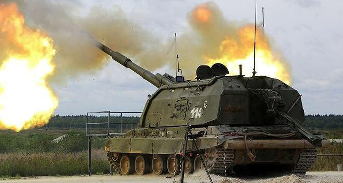 Hiện nhiều quốc gia ảnh hưởng của Liên Xô trước đây trang bị pháo 152 mm. Các quốc gia này không chỉ là những khách hạng sử dụng tiềm năng của đạn Krasnopol-M2 mà còn có thể tạo ra các phiên bản của riêng mình theo giấy phép. Ví dụ điển hình là Belarus, đồng minh mạnh của Nga, được xác nhận có thể sản xuất loại đạn pháo này. (Nguồn ảnh: TASS, Topwar, Sputnik).