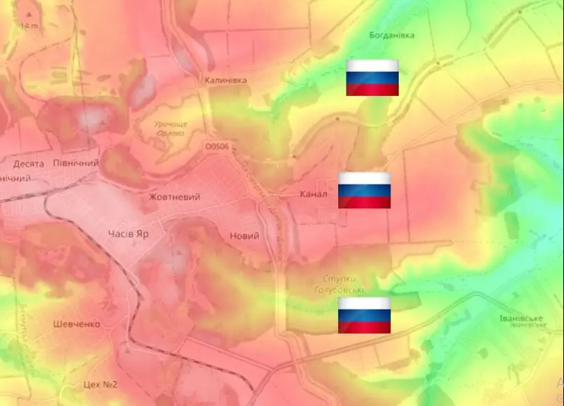 Hiện tại phía Ukraine đang cố gắng đưa thêm các đơn vị dự bị đến Chasov Yar, cụ thể là ở phía đông thành phố. Tuy nhiên, Quân đội Nga làm gián đoạn việc chuyển quân dự bị, liên tục tấn công các vị trí của Ukraine bằng không quân và pháo binh. 