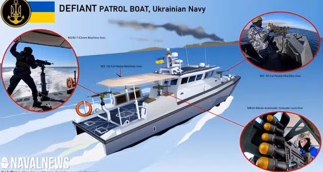 Các phương tiện truyền thông Mỹ gọi việc bàn giao sáu chiếc tàu tuần tra hạng nhẹ Metal Shark này, là dấu hiệu của việc “tái thiết lực lượng hải quân Ukraine”. Nhưng trên thực tế, chiếc tàu cao tốc nhỏ này, khó có thể sống sót sau cuộc chiến cường độ cao. 