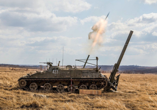 Sau đó 2S4 Tulip tham gia vào cuộc chiến thứ hai ở Chechnya, chuyên dùng để phá hủy các công sự ở các đô thị, kể cả ở những khu vực khó tiếp cận. Cấu trúc bê tông của quân khủng bố quá khó đối với pháo cỡ nhỏ, nhưng vài khẩu cối 240mm đã phá hủy được các boongke hoặc nhà cao tầng.