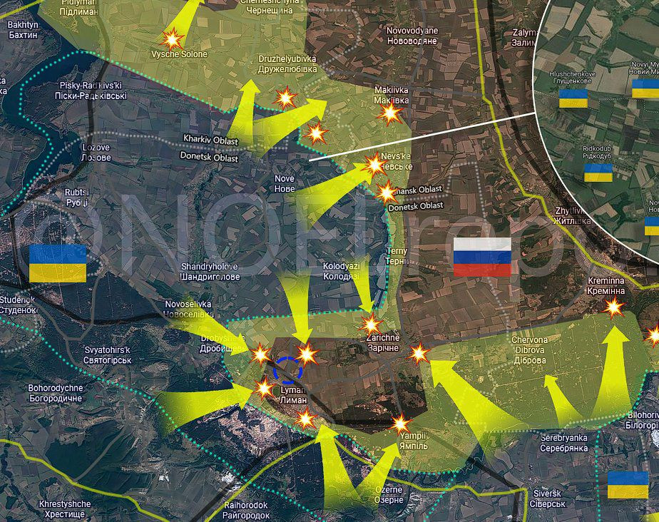 Trên hướng Krasno-Limansky, các cuộc ở khu vực Chervonopopovka và Zolotarevka vẫn tiếp tục. Trong ngày 15/11, có tới 90 quân nhân Ukraine, một xe tăng, 4 xe bọc thép và 5 xe bán tải đã bị loại khỏi vòng chiến đấu.