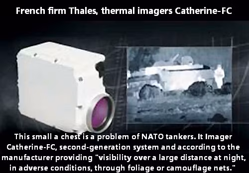 Hệ thống kính ngắm ảnh nhiệt Thales được trang bị ngay trên xe tăng T-90M Proryv được giới thiệu vào năm 2012. Kính ngắm ảnh nhiệt Thales được tích hợp vào hệ thống điều khiển hỏa lực của T-90M có tên Kalina, bao gồm kính ngắm Sosna-U và kính ngắm toàn cảnh Hawk's Eye. 