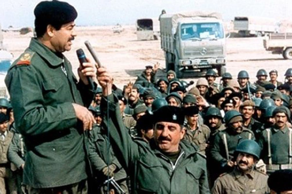 Cuộc xâm lược bắt đầu vào ngày 2/8/1990, khi quân đội Iraq cáo buộc Kuwait khoan trộm dầu của nước này và đưa 400.000 quân vào xâm lược. Vài ngày sau đó Saddam Hussein đã công bố Kuwait là tỉnh thứ 19 của Iraq. Sự kiện đã mở đầu cho Chiến tranh Vùng Vịnh sau đó.