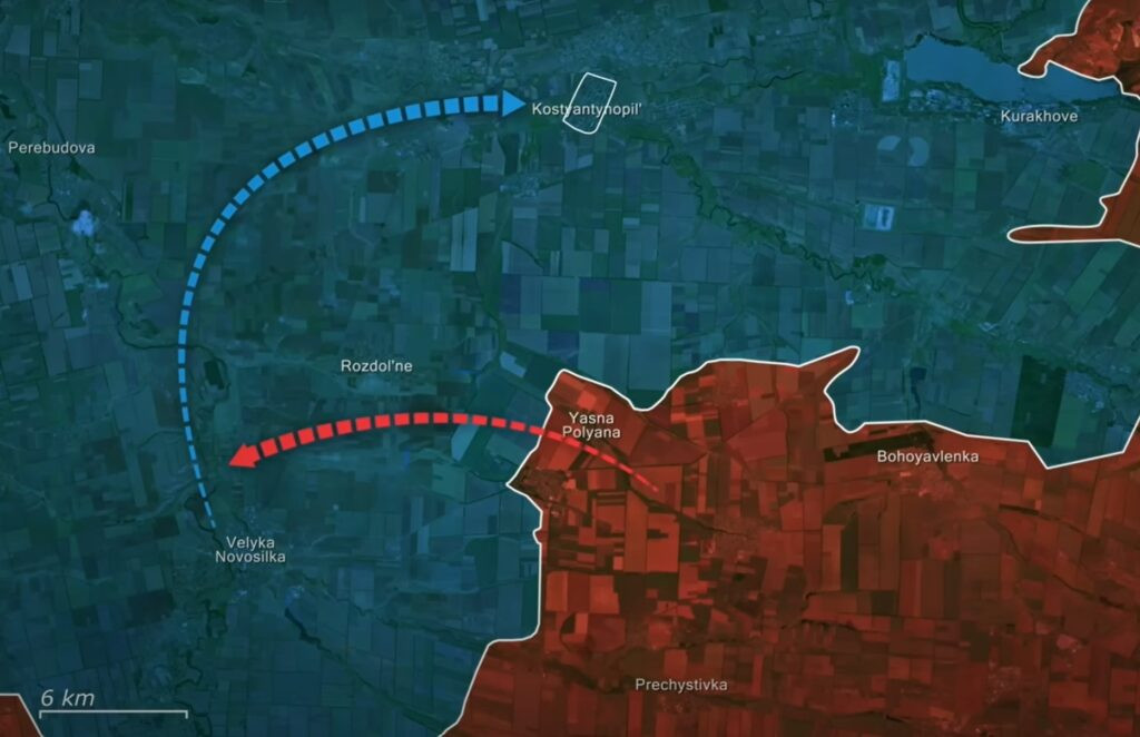Khi Quân đội Ukraine tiến lên, họ không phát hiện được một số lượng lớn mìn do Quân đội Nga bố trí. Những kẻ giết người giấu mặt này đã khiến toàn bộ lực lượng tấn công phải chịu tổn thất nặng nề. Quân Ukraine tiến vào bãi mìn mà không biết là họ đang đối mặt với hiểm nguy.