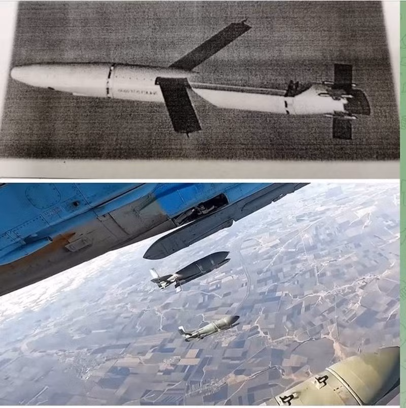 Qua phân tích của các chuyên gia Ukraine về mảnh vỡ cho thấy, UMPB là một loại bom được thả từ trên không. Ngoài quả bom phá FAB-250, nó còn được trang bị bộ cánh lượn, hệ thống dẫn đường quán tính+vệ tinh, cánh lái hoa thị ở đầu phía sau. 