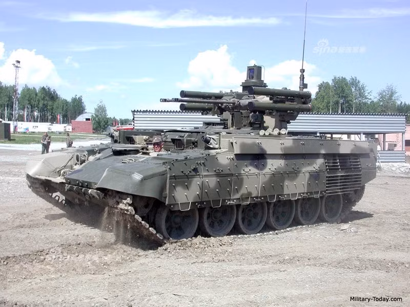 Xe BMPT Terminator của Nga được trang bị pháo 30mm thế hệ mới nhất, đặc tính đạn đạo và hỏa lực ở mức hàng đầu trong số các bọc thép cùng loại. Pháo chính của xe Terminator có cỡ nòng 30 mm (2 pháo), có thể sử dụng nhiều loại đạn khác nhau, bao gồm cả đạn xuyên giáp và đạn nổ mạnh; đồng thời có khả năng sát thương cực kỳ cao đối với cả mục tiêu trên bộ và trên không. 