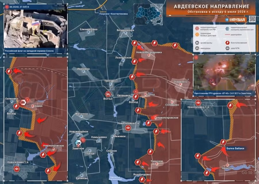 Có thể thấy tuyến phòng thủ của Quân đội Ukraine ở tây Avdiivka đang khủng hoảng. Trước sự tiến công mạnh mẽ của Quân đội Nga, Bộ Tổng tham mưu Quân đội Ukraine đã tiết lộ chi tiết về tình hình nghiêm trọng ở mặt trận phía tây Avdiivka, khi cho biết, quân Nga đã thực hiện tới 34 cuộc tấn công trong một ngày.
