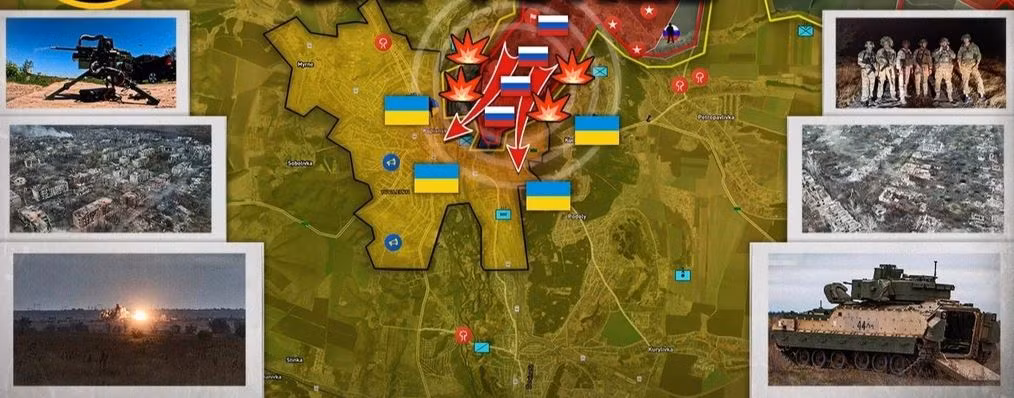 Lúc này trời đã tối, đoàn xe thiết giáp thứ hai của quân Nga lợi dụng bóng tối, đột nhập vào khu công nghiệp ở phía bắc Kupyansk. Mũi đột kích này gồm nhiều nhất một trung đội, bất chấp nỗ lực ngăn chặn của Quân đội Ukraine, quân Nga đã thành công tạo dựng được chỗ đứng vững chắc tại nhà máy đường trong khu công nghiệp.